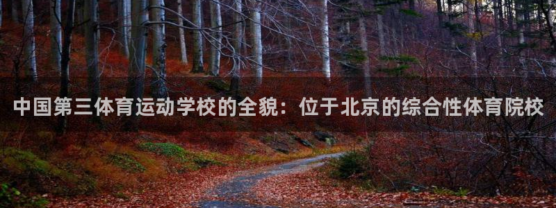 尊龙官网下载平台是正规平台吗：中国第三体育运动学校的
